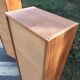 Pair of vintage column bookshelves from the 60s-70s Scandinavian style.