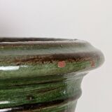 Uzès glazed earthenware planter