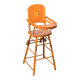 High chair for vintage wooden dolls