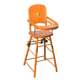 High chair for vintage wooden dolls