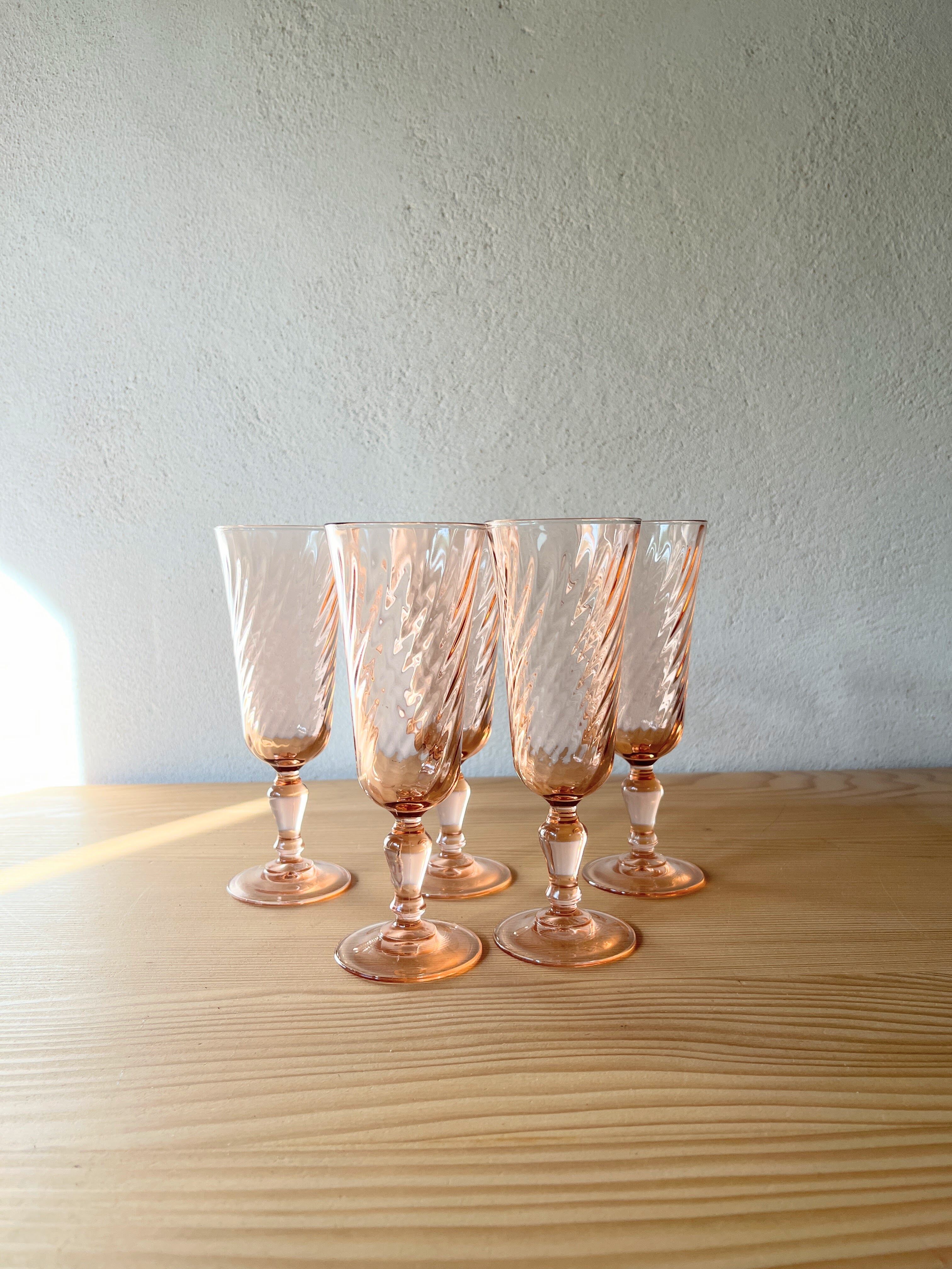 Lot de 5 flutes Rosaline Luminarc