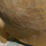 Wooden hollow dish