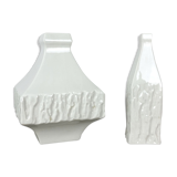 Set of 2 modernist 1960s vase sculptures Peter Müller for Sgrafo Modern, Germany