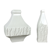 Set of 2 modernist 1960s vase sculptures Peter Müller for Sgrafo Modern, Germany