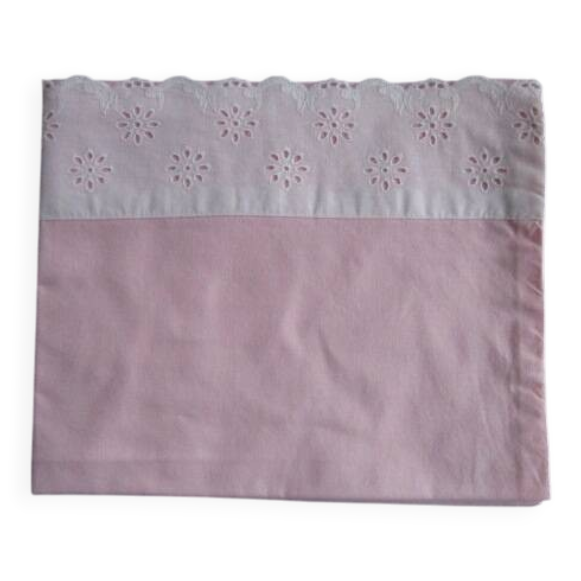 Antique embroidered child's pillowcase