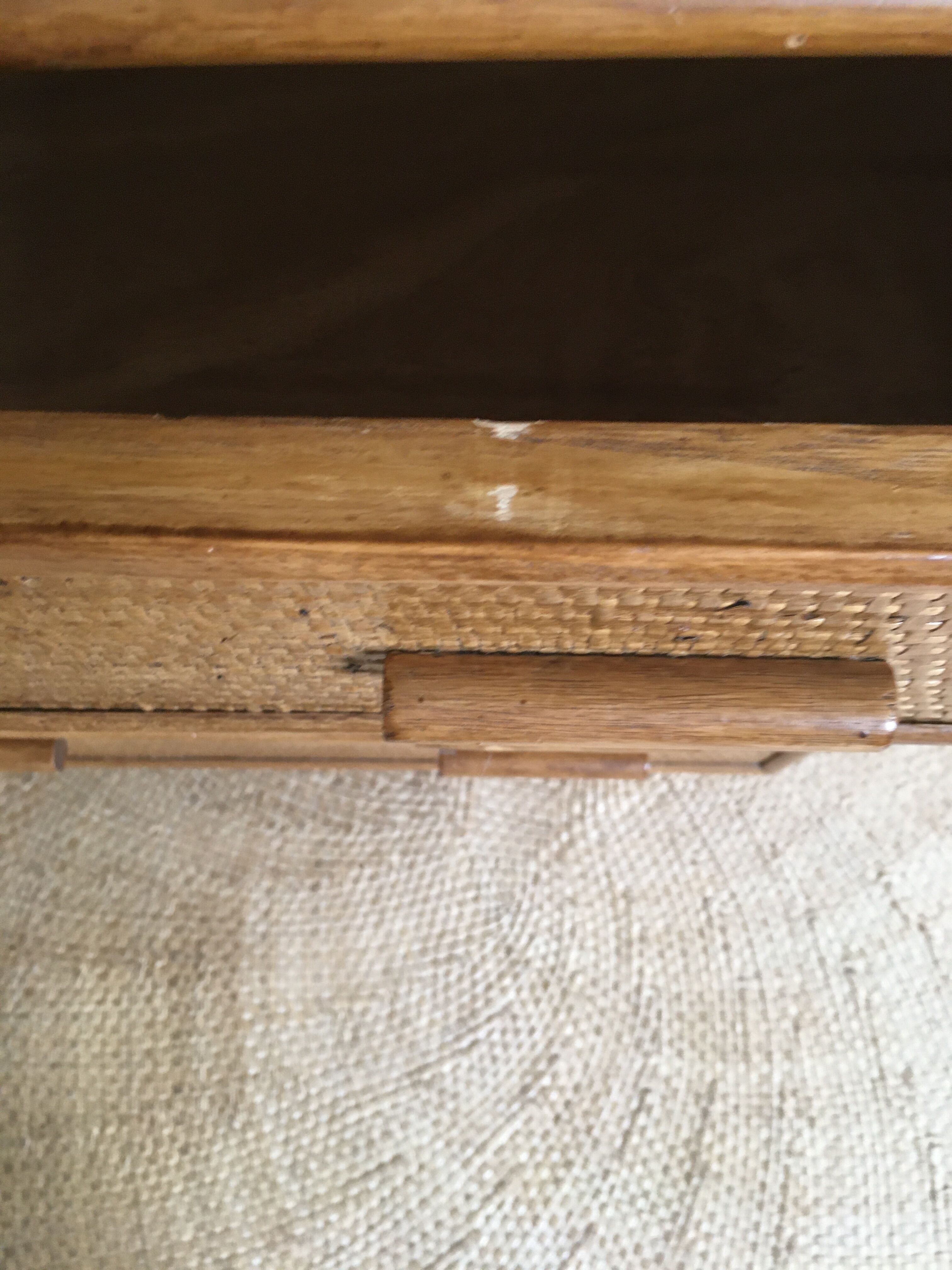 Dresser in rattan