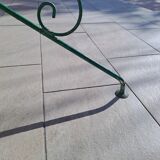 Wrought iron garden table