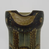 Glazed stoneware pitcher J.C Courjault Kéraluc. Signed. Seventies