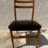 Set of 4 Scandinavian style teak chairs