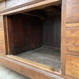 Drapery oak counter 1900