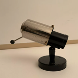 Vintage Zodiac wall lamp by Jacques Biny, chrome and black, Lita 1950