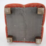 1940s Art Deco Cube Stool,Czechoslovakia