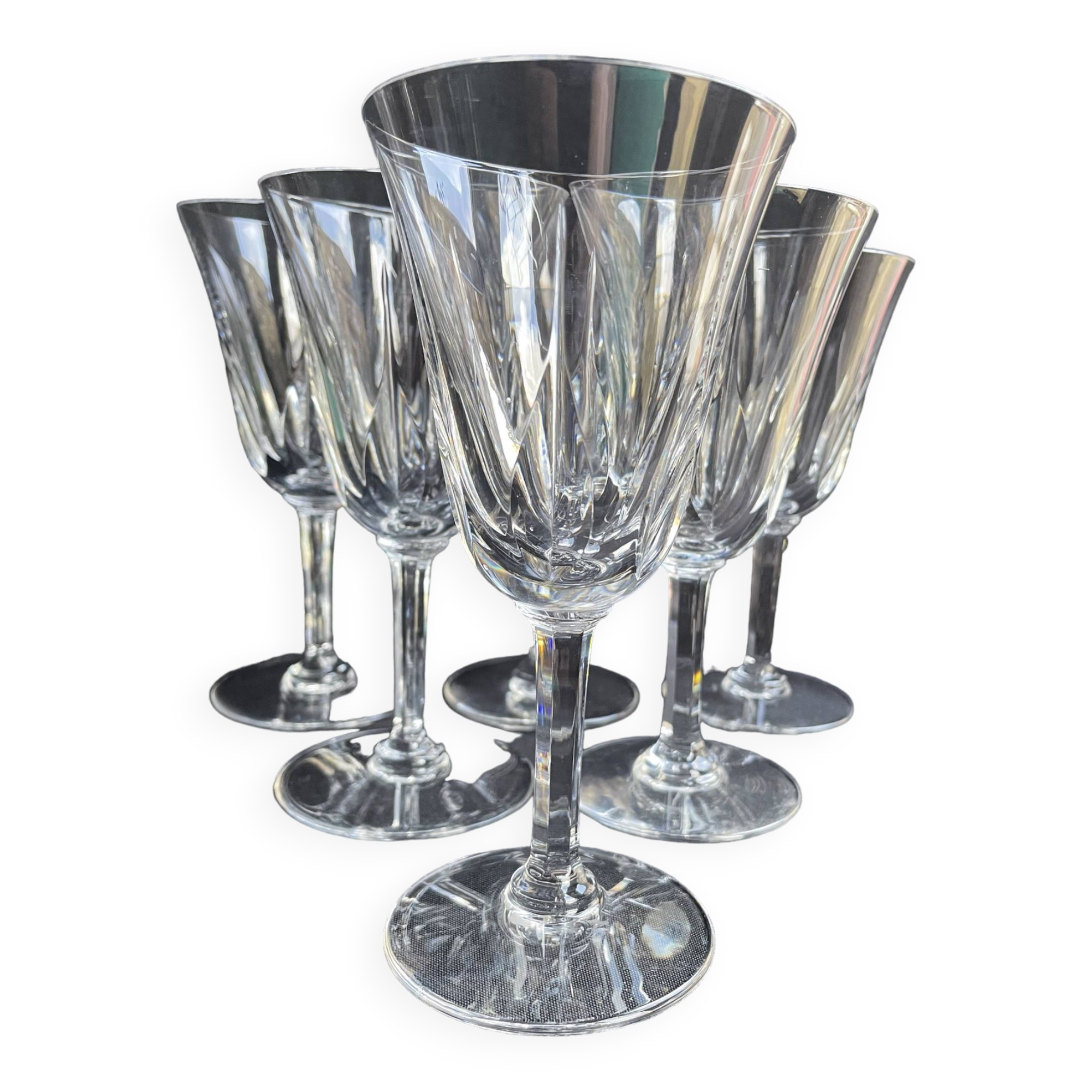 6 Saint Louis water glasses Cerdagne service