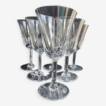 6 verres à eau Saint Louis service Cerdagne