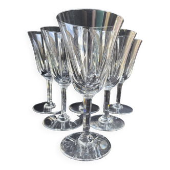 6 Saint Louis water glasses Cerdagne service