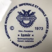 Ceramic plate villeroy and boch model izmir 70s