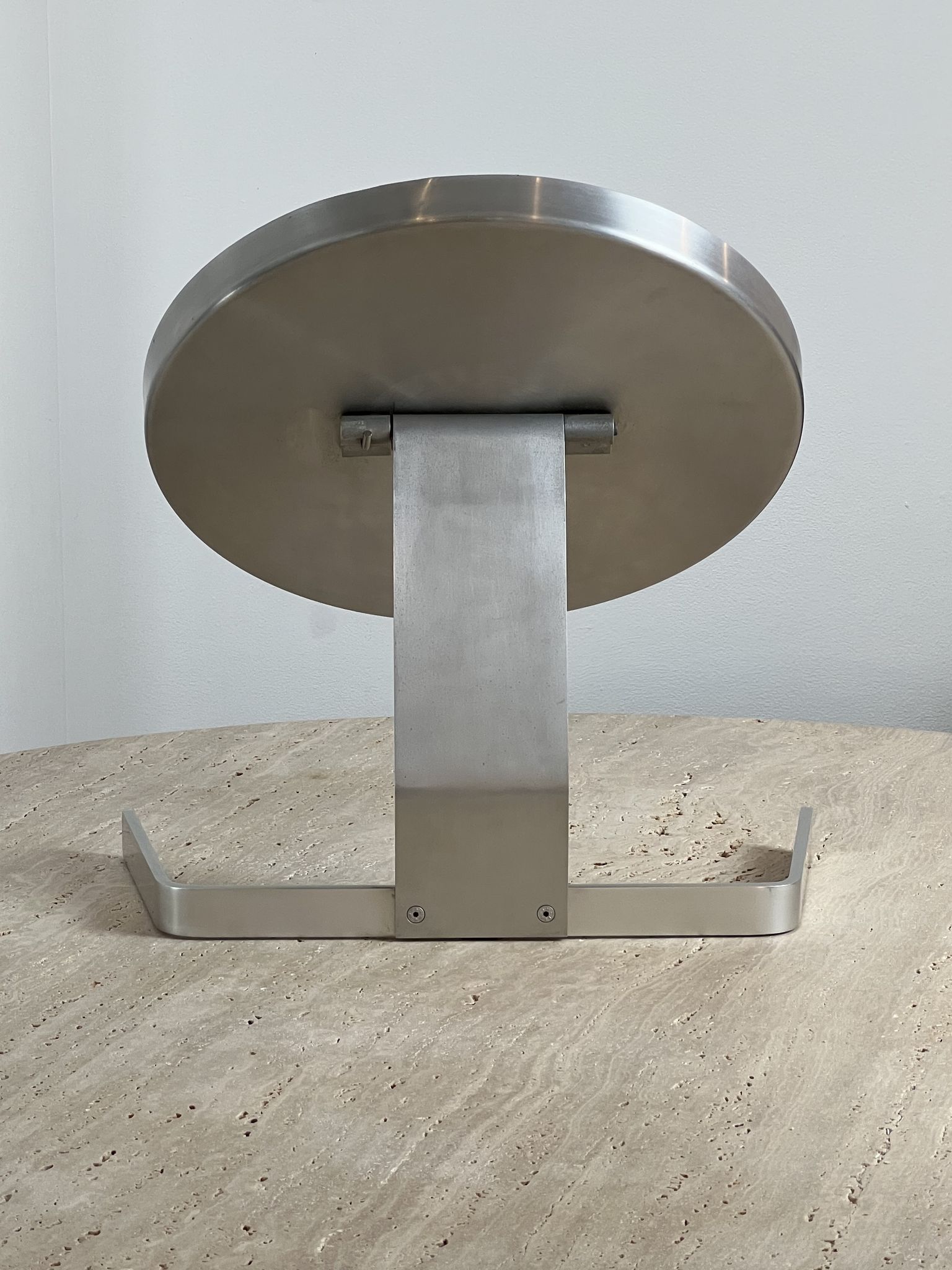 Circular mirror by Pierre Vandel France 70s 47x44cm
