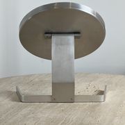 Circular mirror by Pierre Vandel France 70s 47x44cm