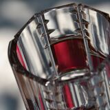 Modern St Lambert crystal vase