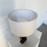 Diderot Sarco black and gold lacquered table lamp