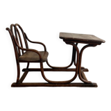 Antique school desk stamped Michael Thonet – early 20th century