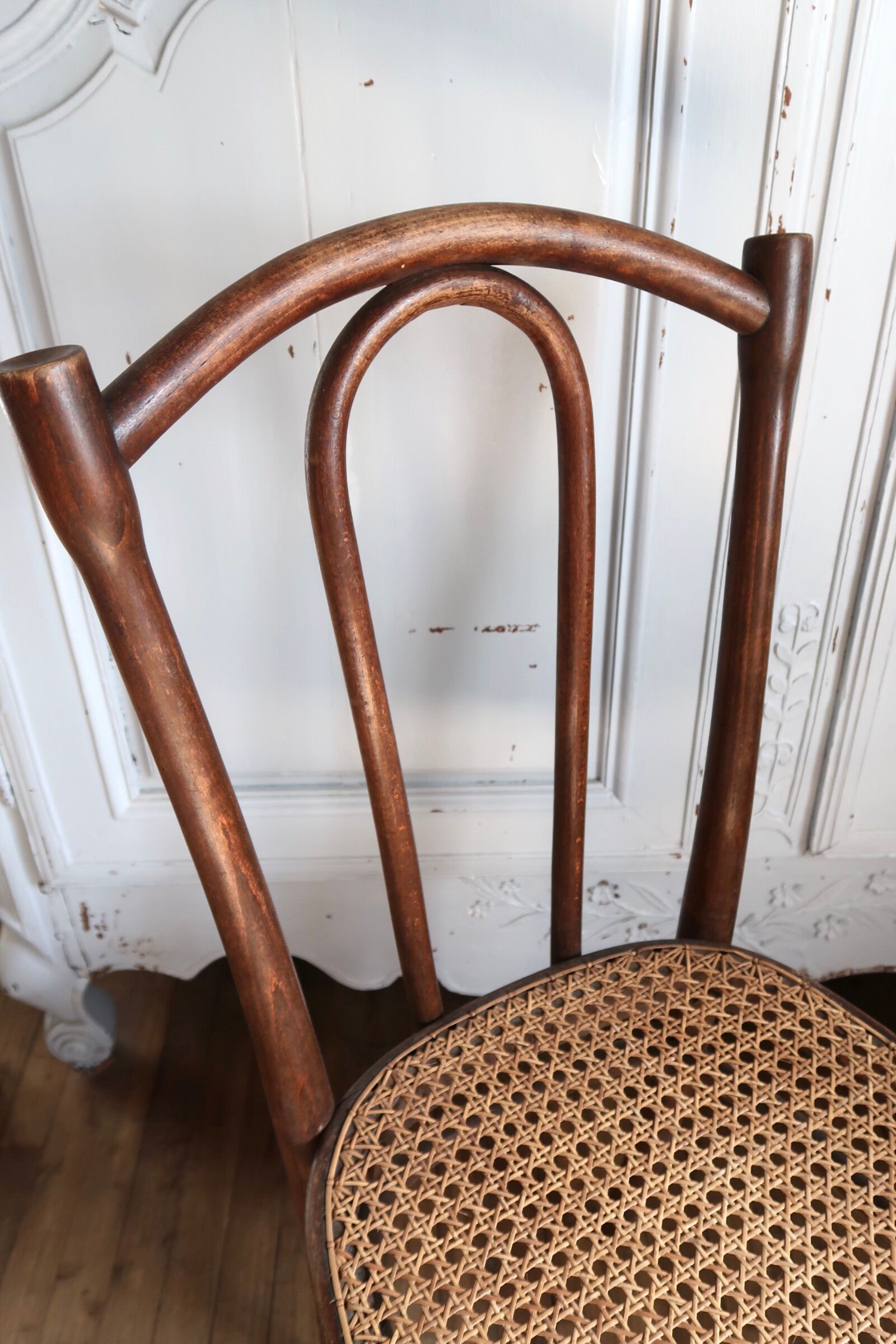 Canned bistro chair Thonet N°56 years 40
