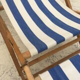 Vintage transat with foot rest