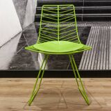 ARPER Leaf sled chair in green