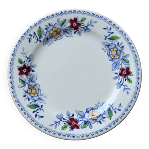 Assiette plate gien vintage
