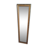 Rectangular mirror with beaded threads 35x128cm