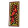 Framed tapestry of island birds