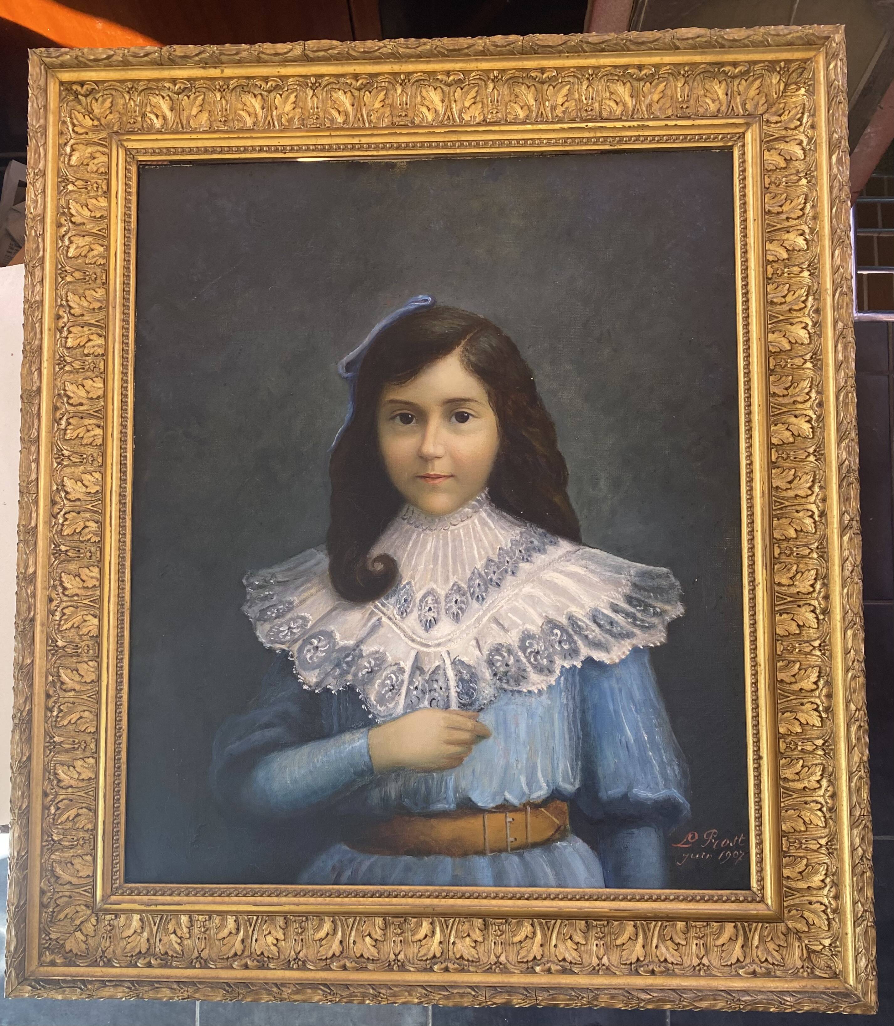 Louis Prost (19th century) carrying a young girl