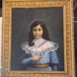 Louis prost (xixe) portait jeune fille
