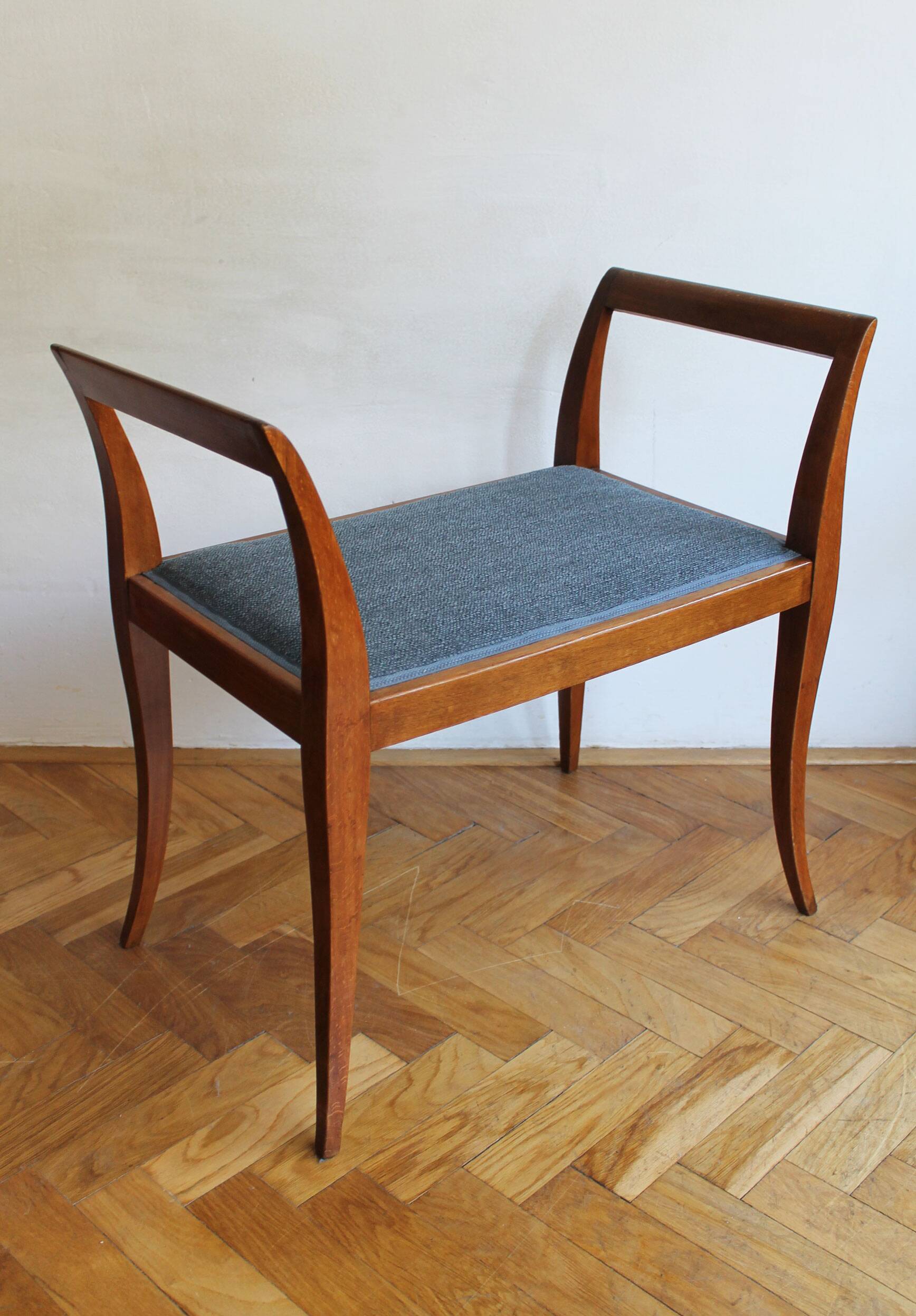 Elegant Art Deco Piano Seat/Tabouret, Europe, 1920s