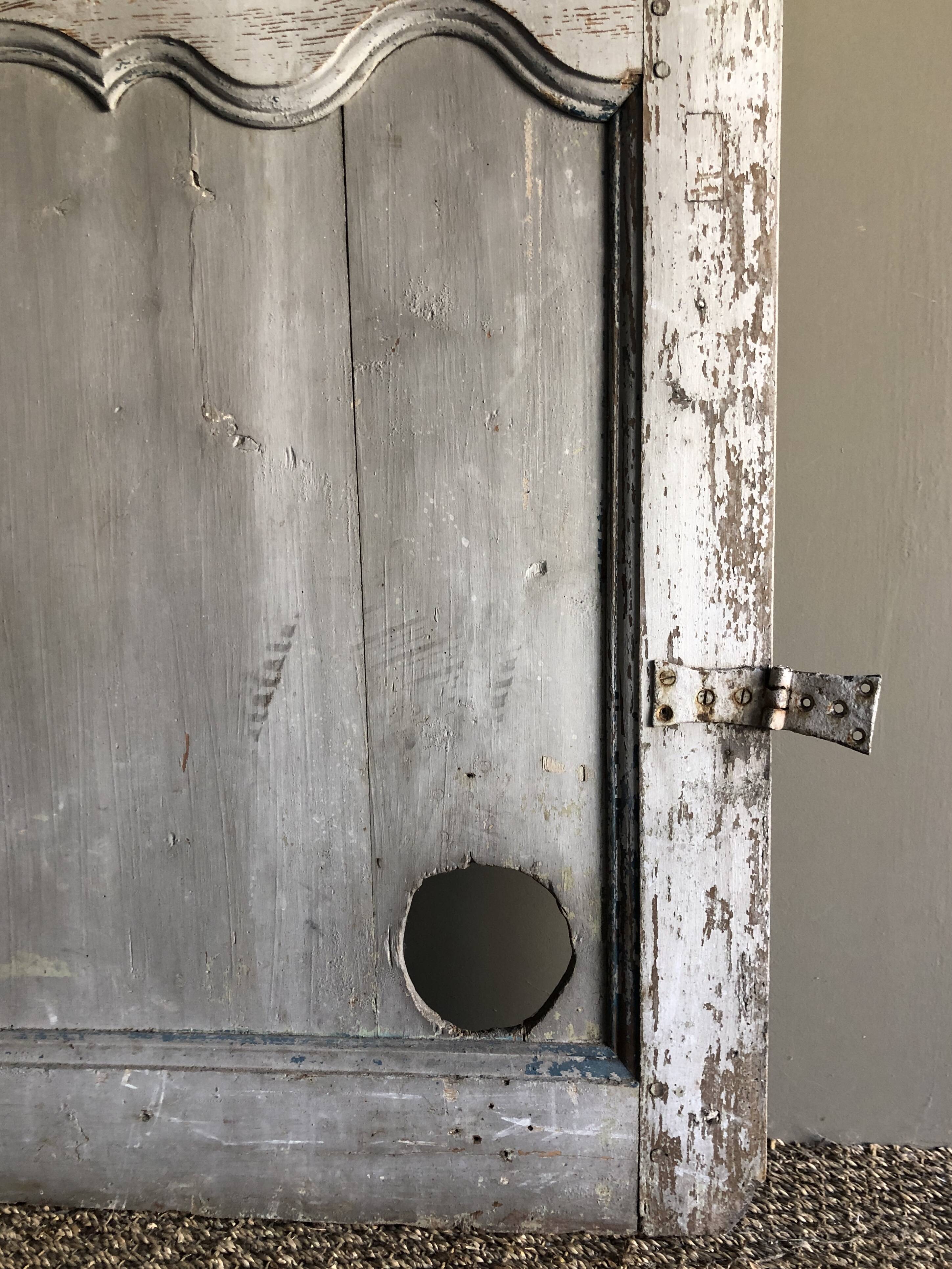 18th century door with fretted crosspieces