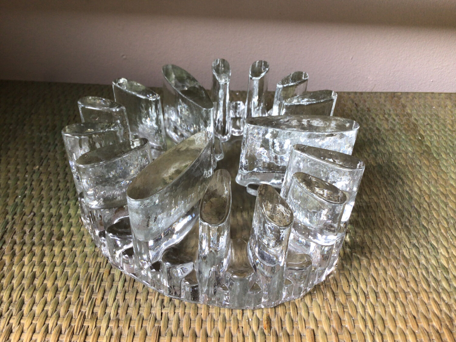 Dessous de plat en cristal