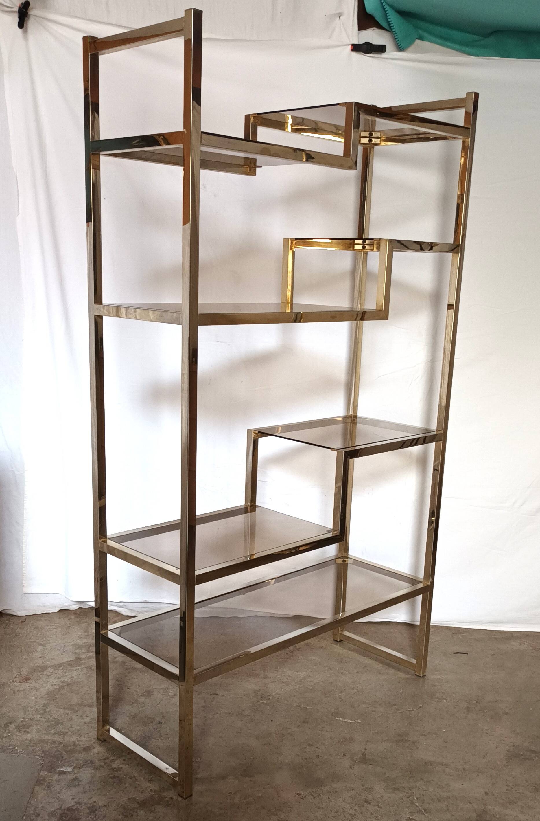 1970s shelf attributed to Willy Rizzo.