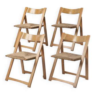 4 folding chairs