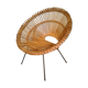 Fauteuil en rotin des années 50