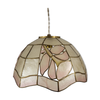 Mother-of-pearl pendant lamp
