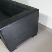 Wittmann leather sofa Camin by Paolo Piva