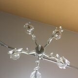 Crystal chandelier with grapevines