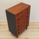 Teak chest of drawers, Danish design, 1970s, production: Denmark