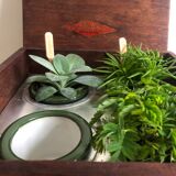 Labana yogurt maker, wood and ceramics