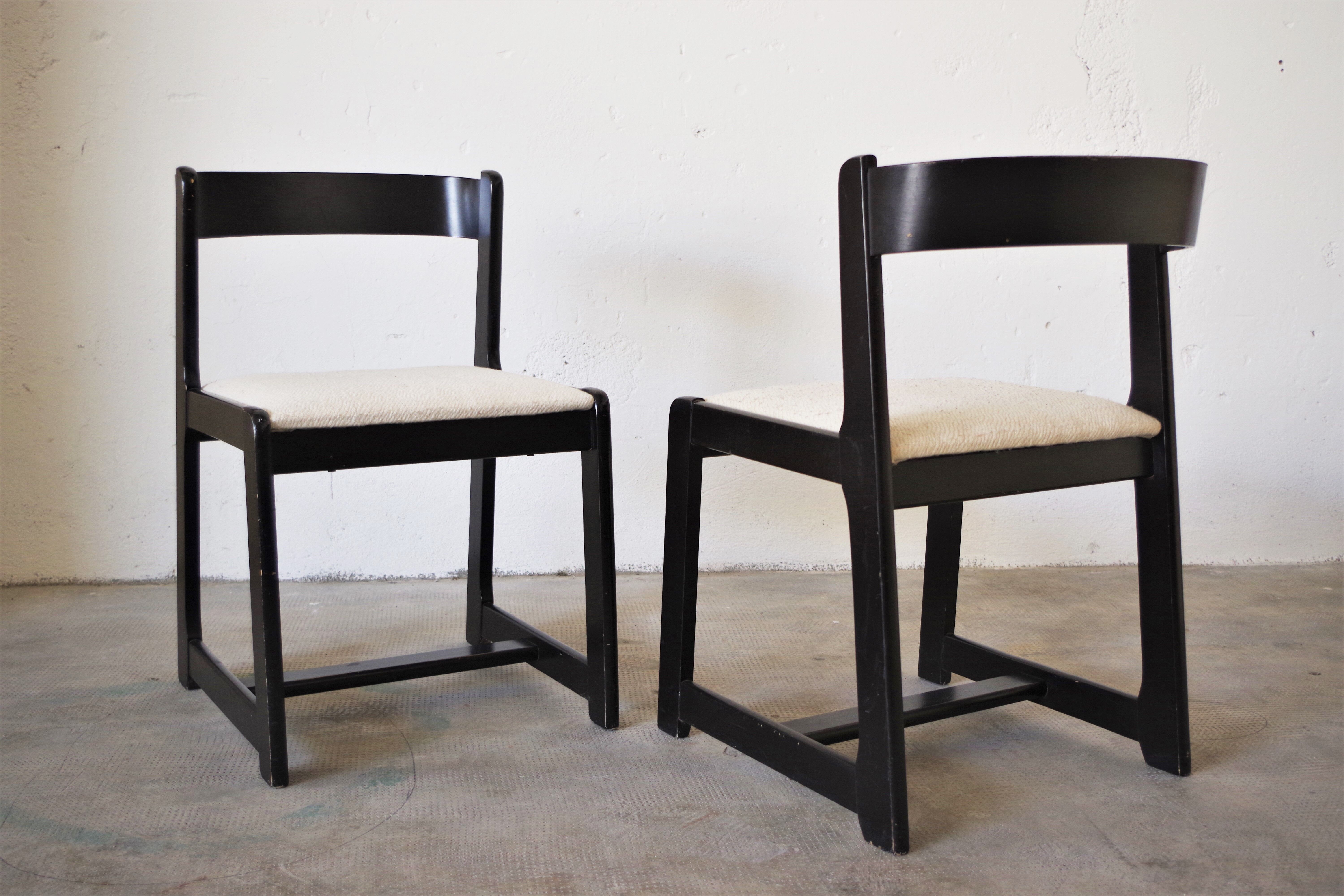 Dining chairs by Mario Sabot, 1970s, Set of 2