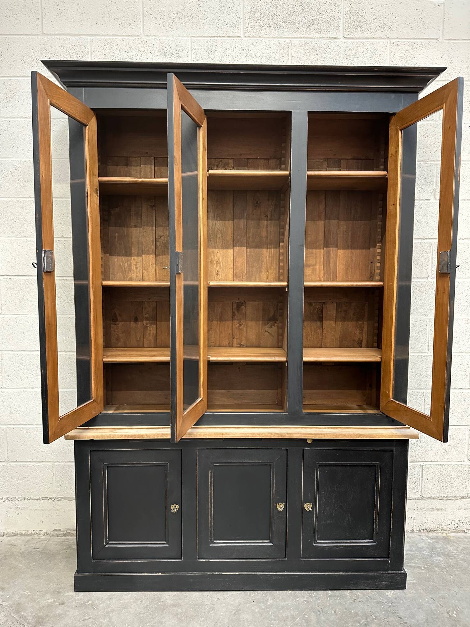 Large patinated store furniture