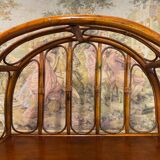 Vintage rattan shelf