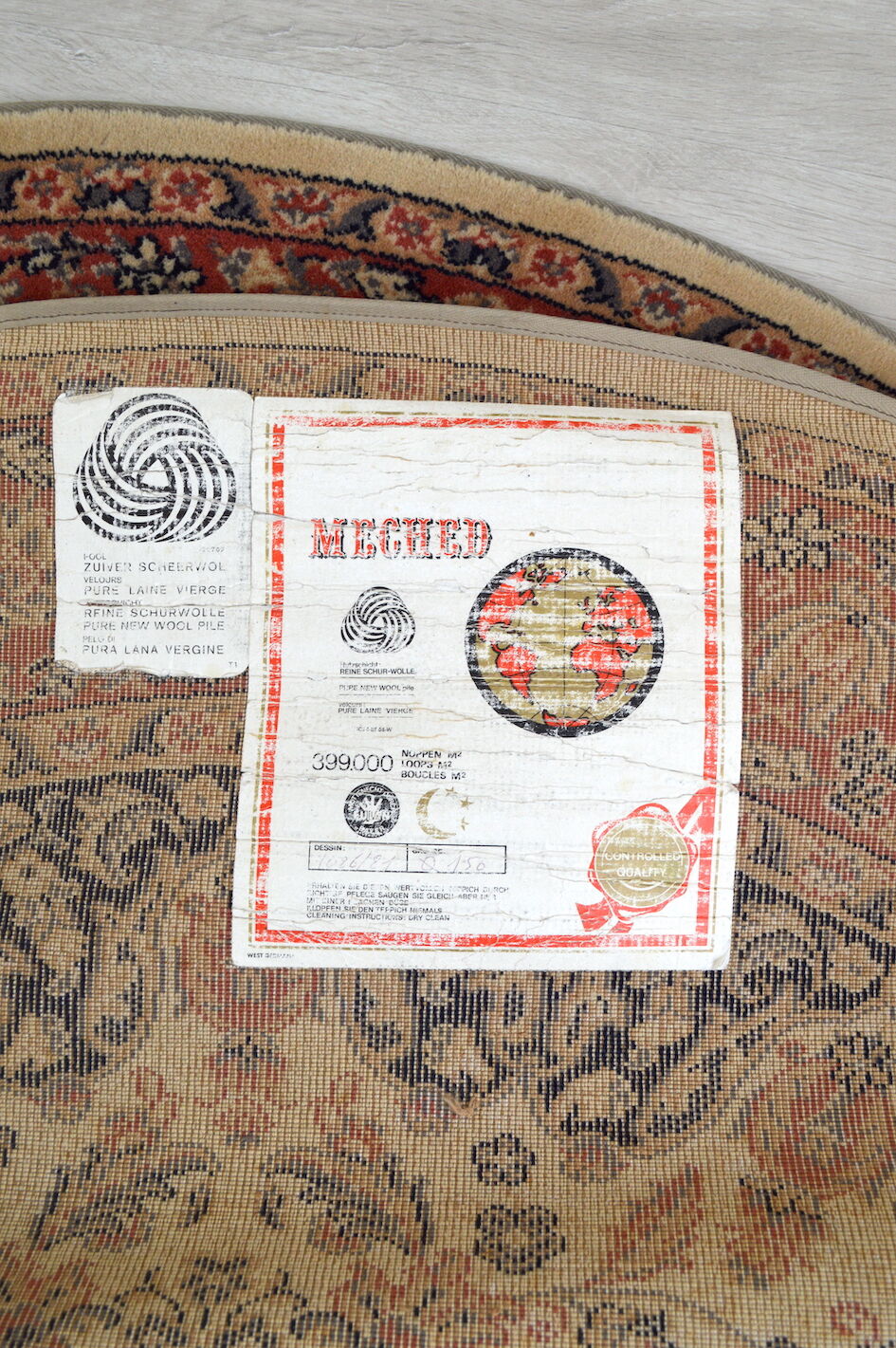 Tapis royal rond West Germany d150cm