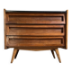 Commode vintage en chêne pieds compas