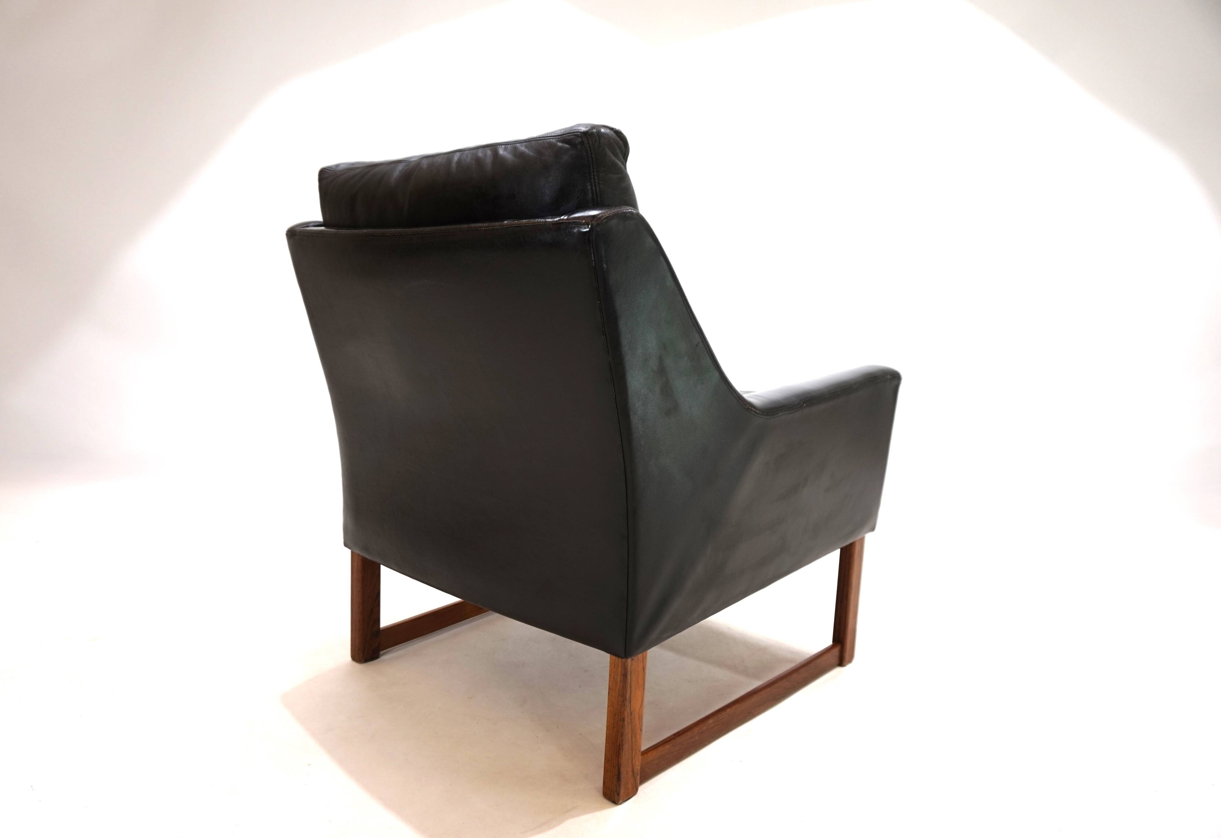 Kill International leather armchair by Rudolf Bernd Glatzel, 1960s